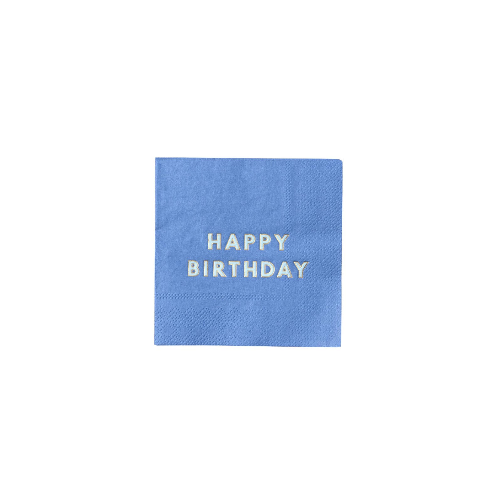 PALISADES BLUE SIGNATURE HAPPY BIRTHDAY COCKTAIL NAPKINS - The Preppy Bunny