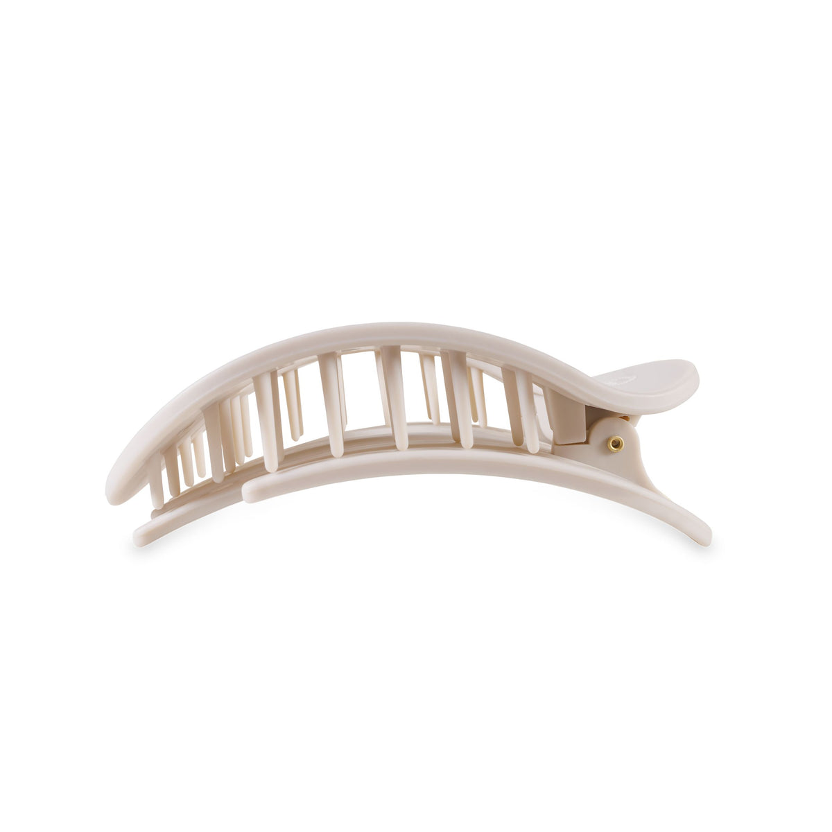 Toasted Medium Flat Round Hair Clip