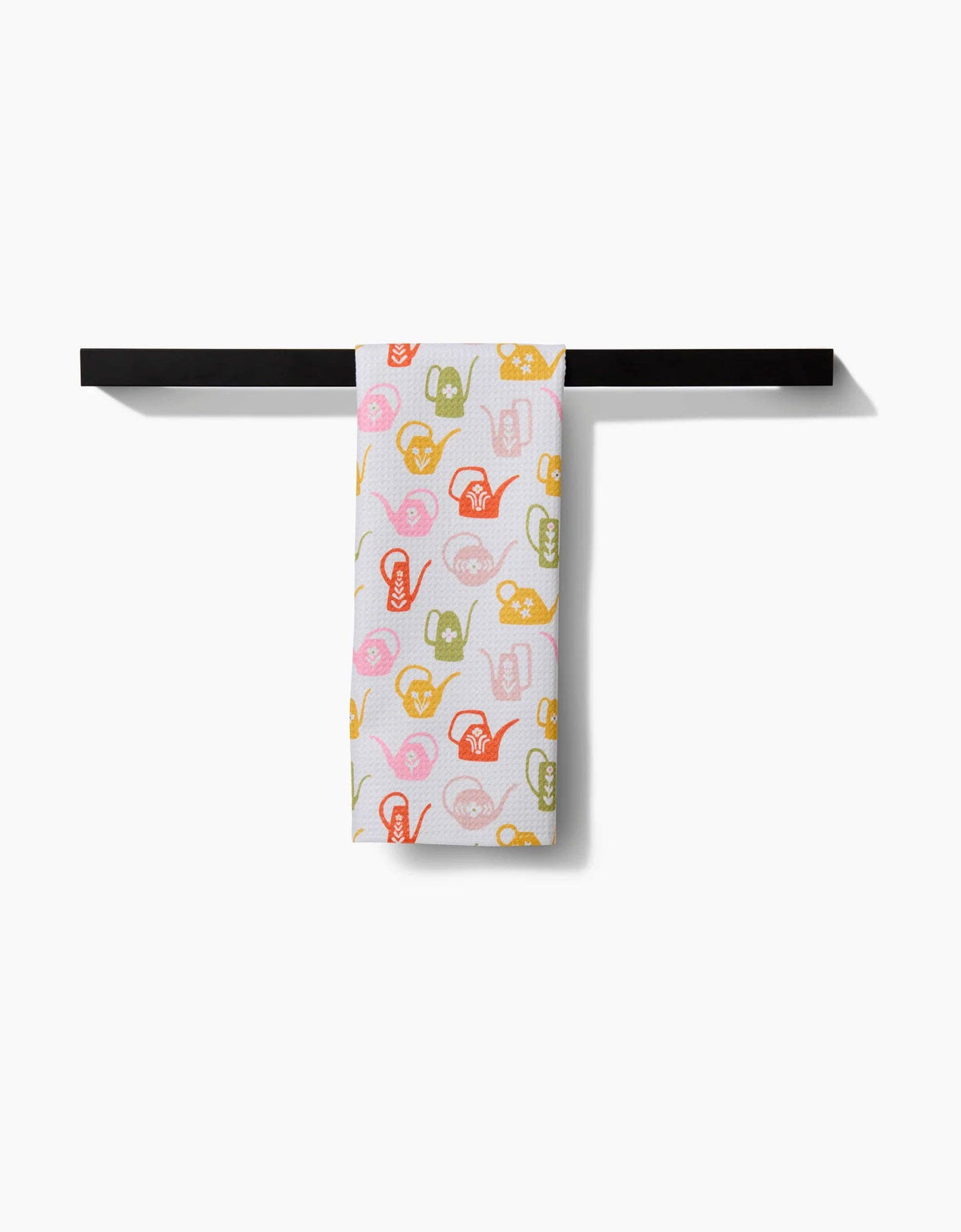 Retro Watering Cans Tea Towel by Geometry