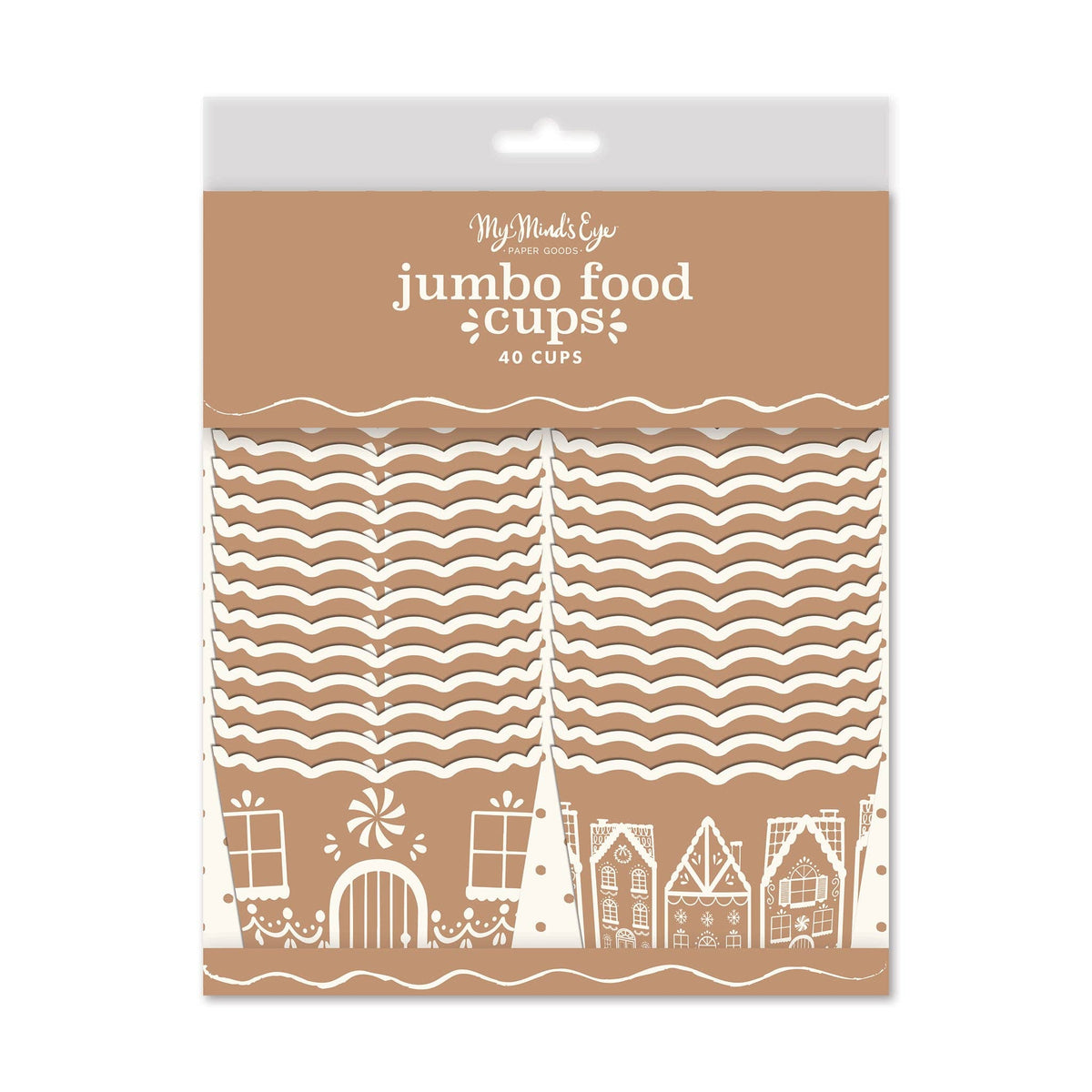 Gingerbread JUMBO Food Cups - The Preppy Bunny