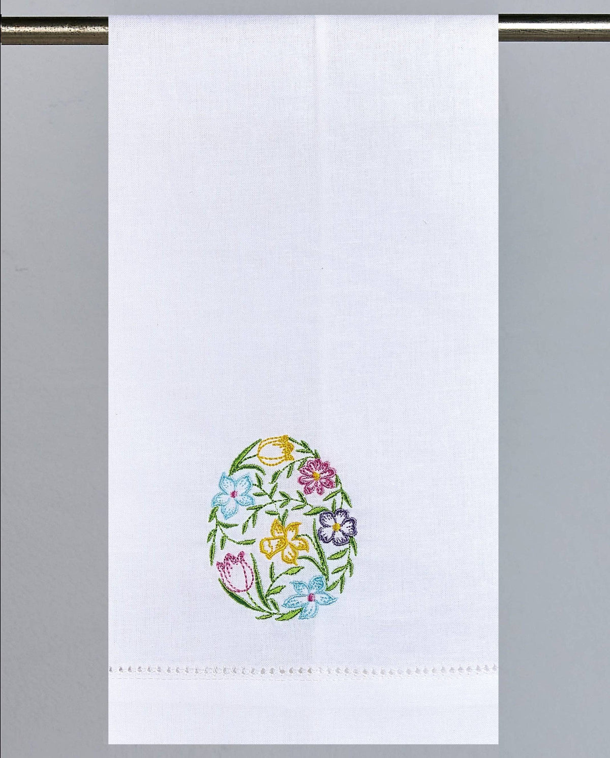 Easter Egg Embroidered Guest Towel - The Preppy Bunny