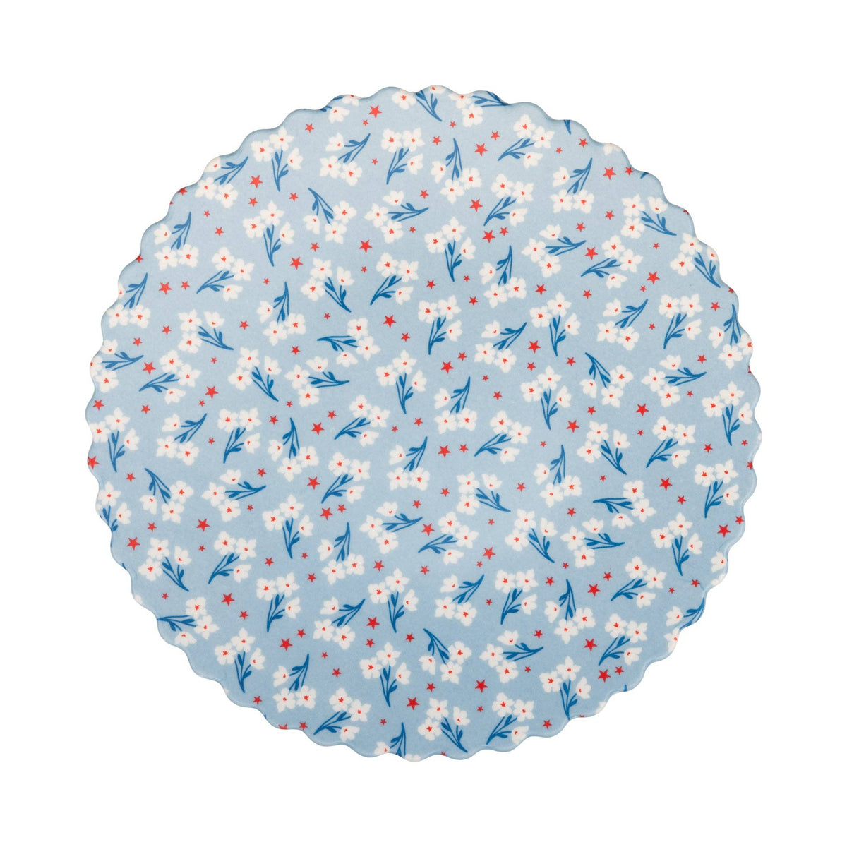 Floral Bamboo Plate Set - The Preppy Bunny
