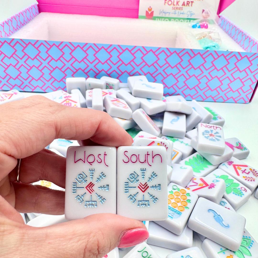 THE SCANDINAVIAN FOLK ART SERIES | Mahjong with Nordic Style - The Preppy Bunny