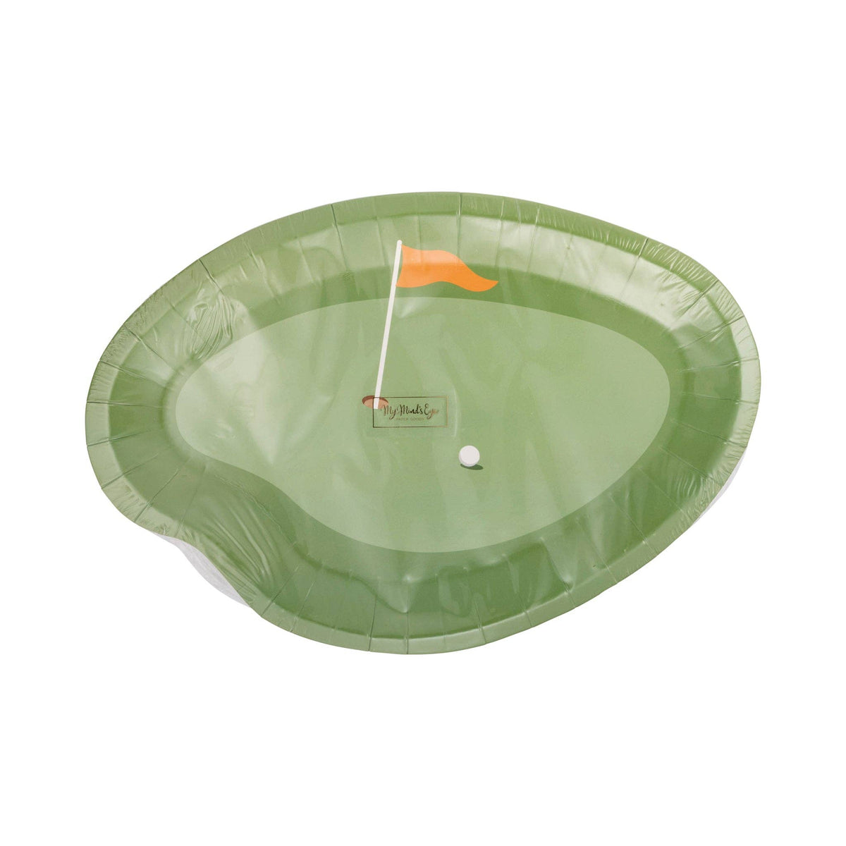 Putting Green Paper Plates - The Preppy Bunny