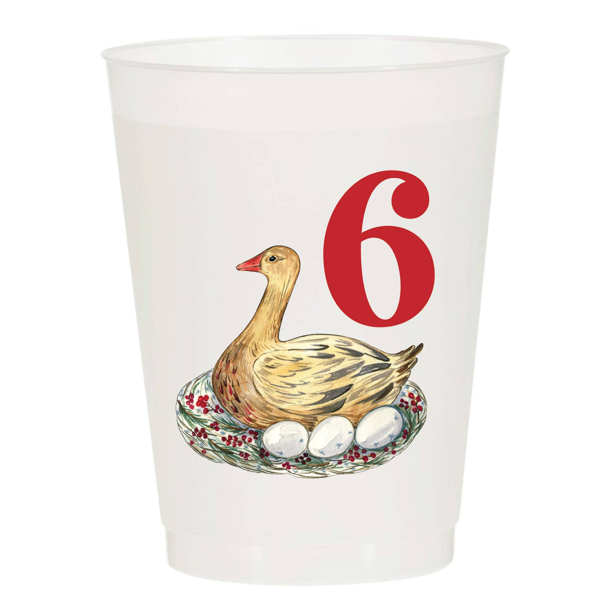 12 Days of Christmas Frosted Cups