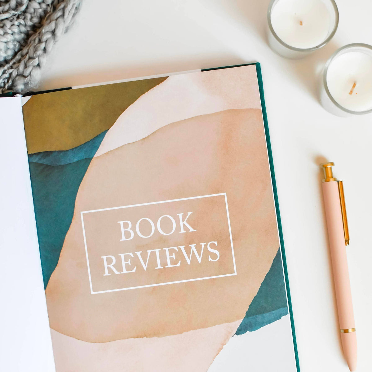 Reading Journal for Book Lover | Book Review Journal - The Preppy Bunny