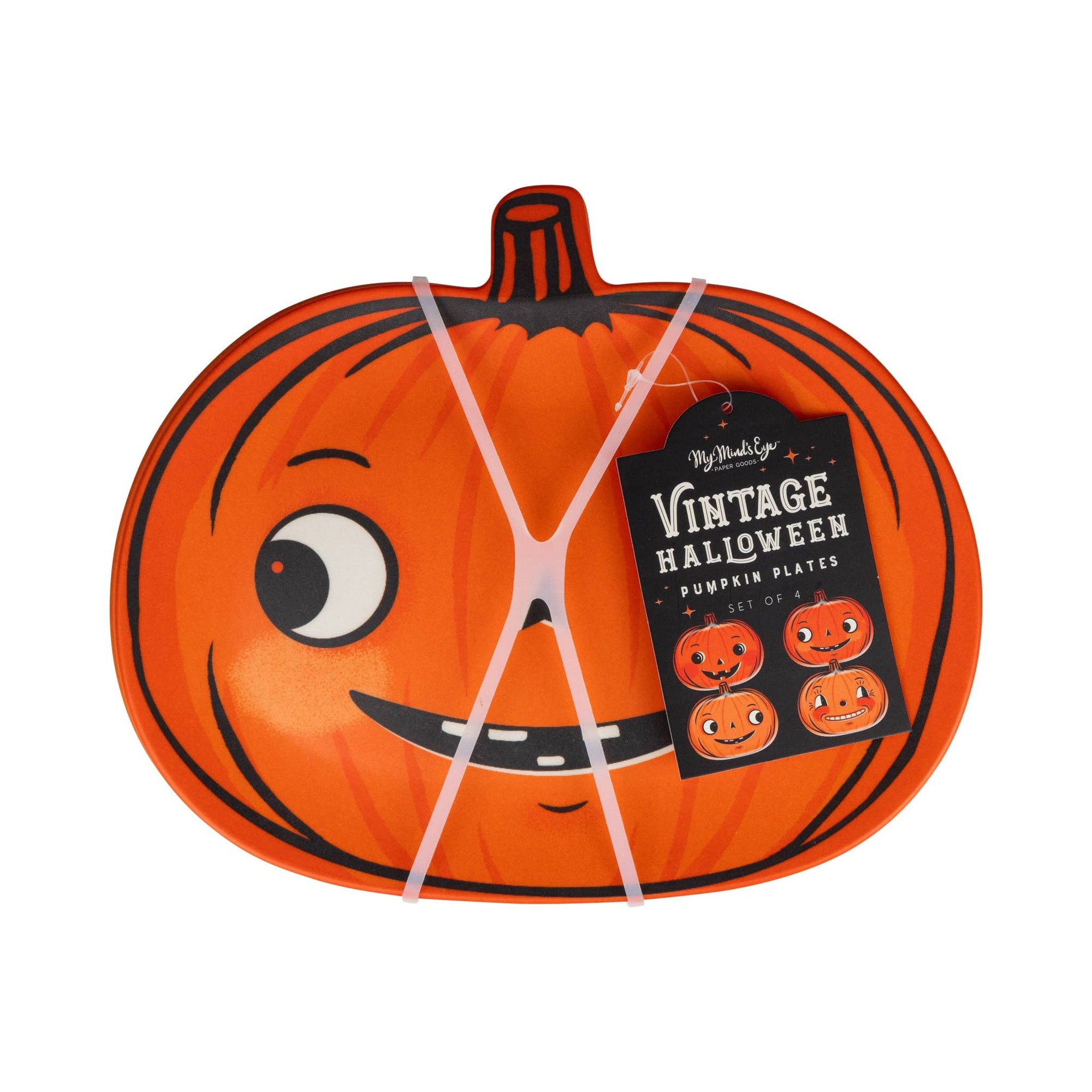 Vintage Pumpkin Bamboo Plates - The Preppy Bunny