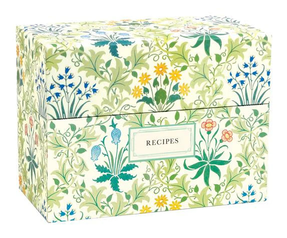 William Morris Recipe Box - The Preppy Bunny