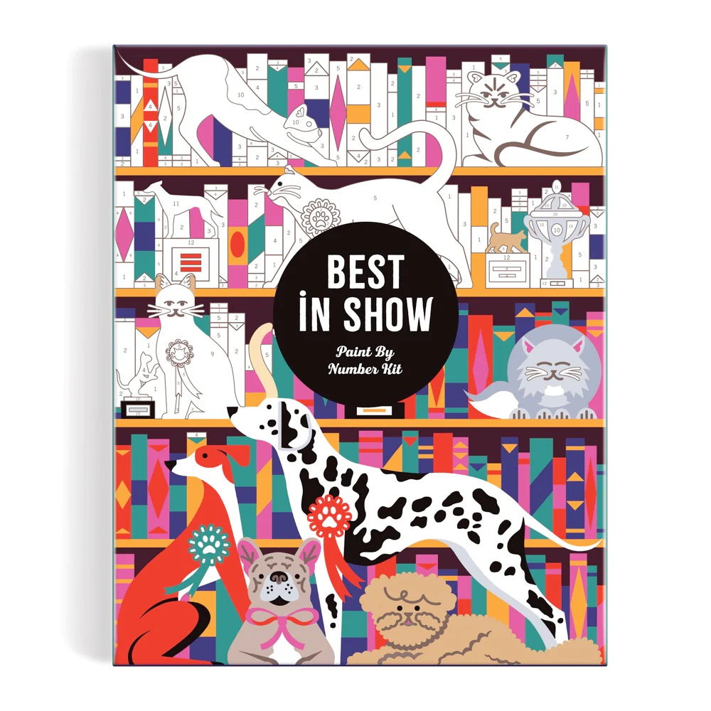 Best In Show Paint By Number Kit - The Preppy Bunny