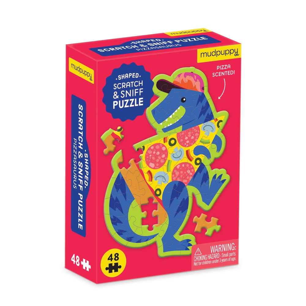 Pizzasaurus 48 Piece Mini Scratch & Sniff Puzzle - The Preppy Bunny