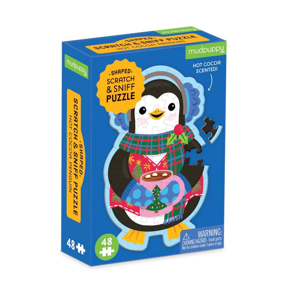 Hot Cocoa Penguin Mini Puzzle - The Preppy Bunny