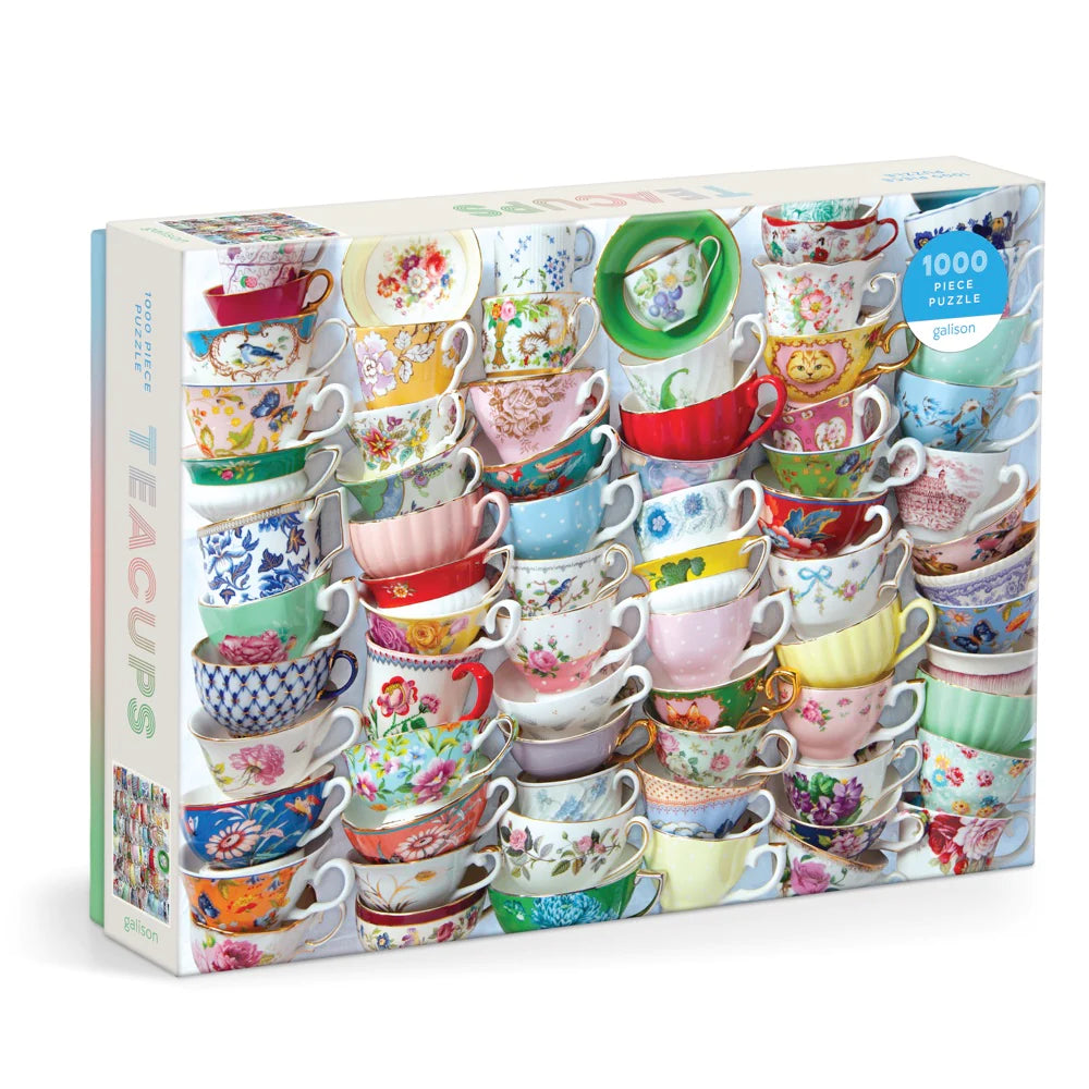 Teacups 1000 Piece Puzzle - The Preppy Bunny