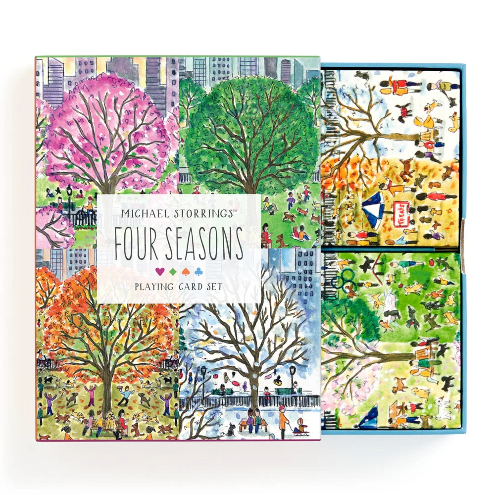 Michael Storrings Four Seasons Playing Card Set - The Preppy Bunny