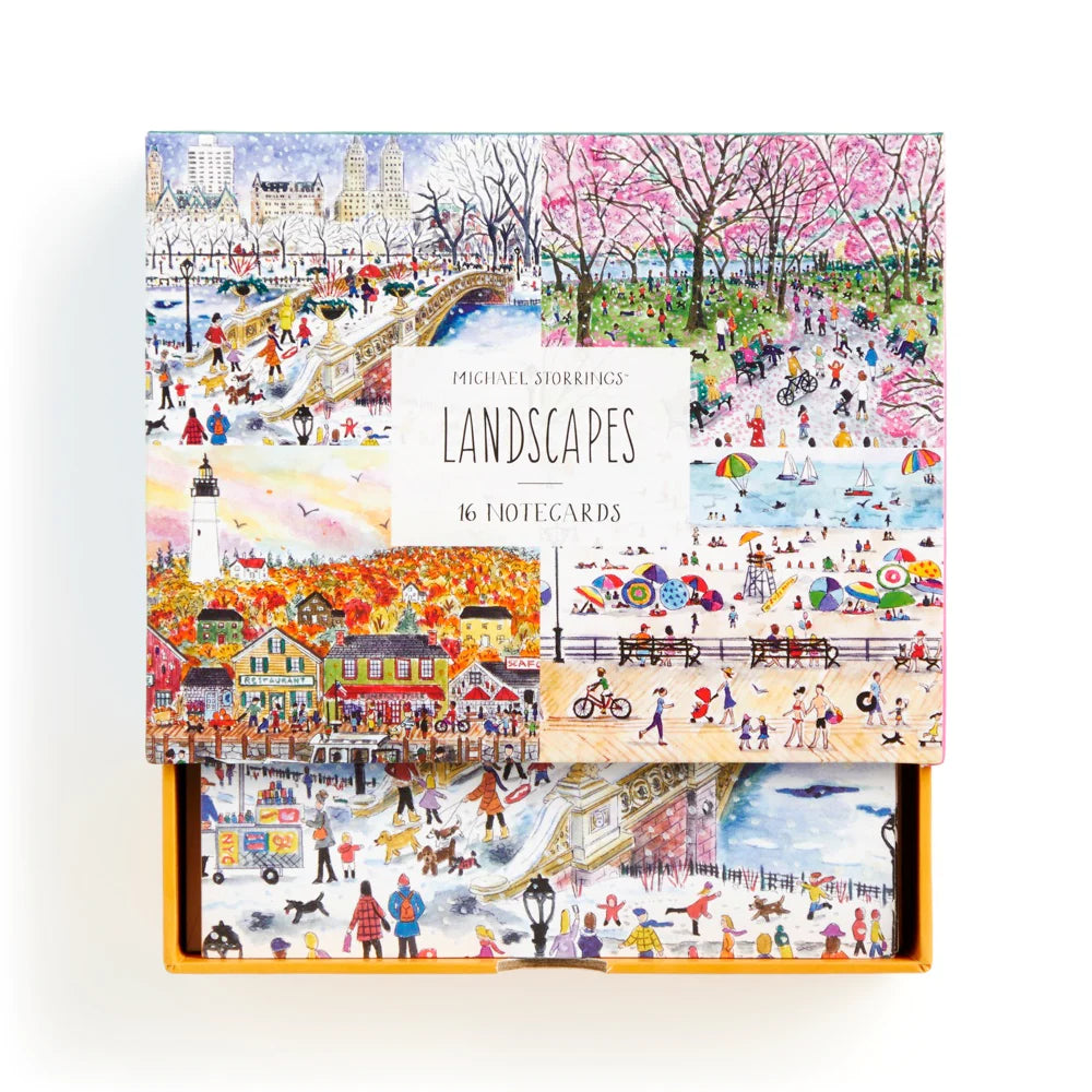 Michael Storrings Landscapes Greeting Assortment Notecard Box - The Preppy Bunny