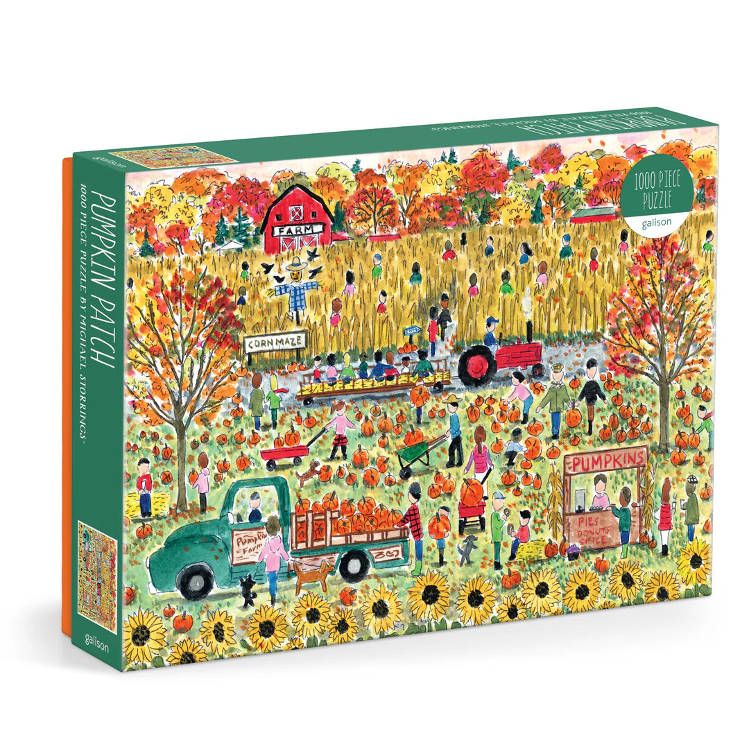 Michael Storrings Pumpkin Patch 1000 Piece Puzzle - The Preppy Bunny