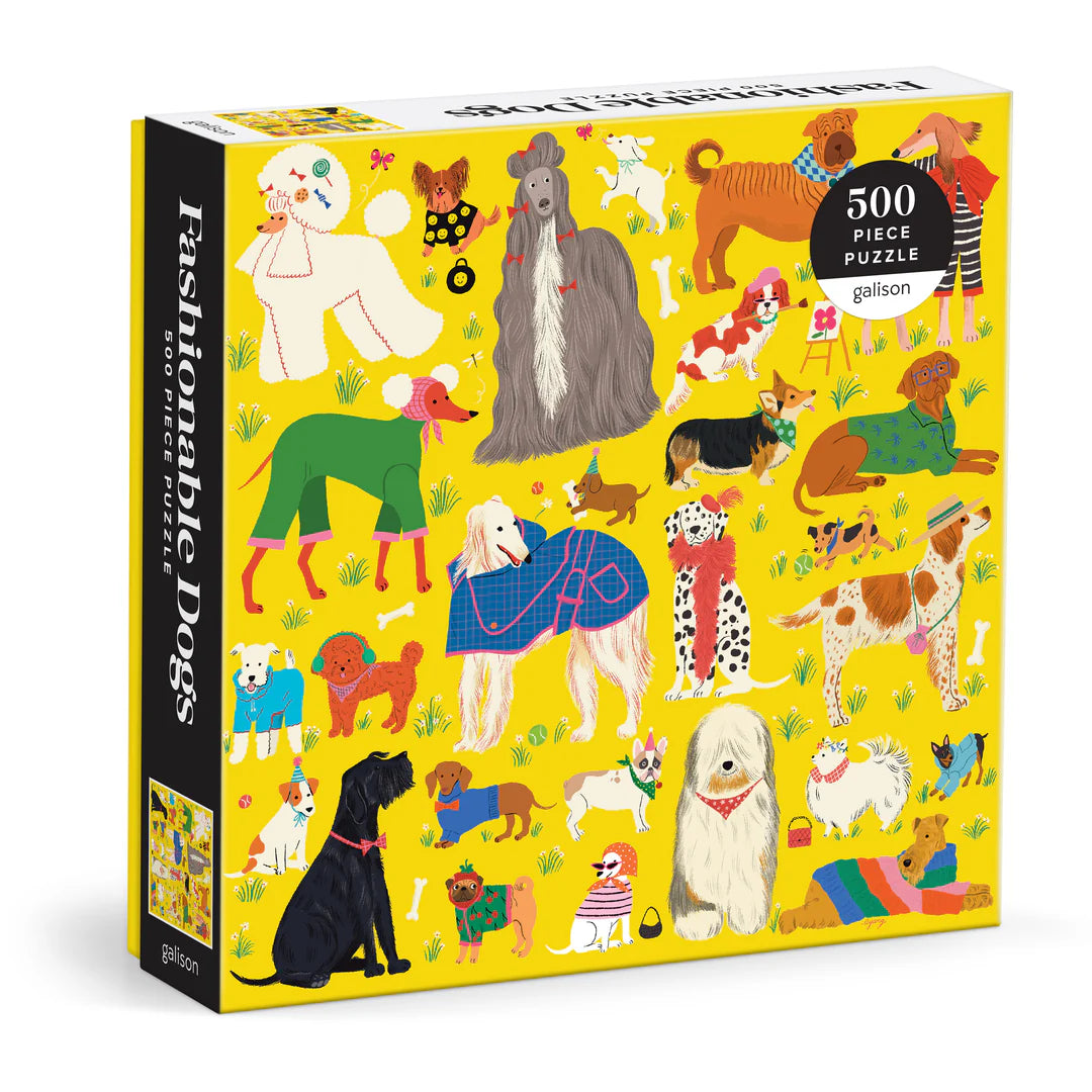 Fashionable Dogs 500 Piece Puzzle - The Preppy Bunny
