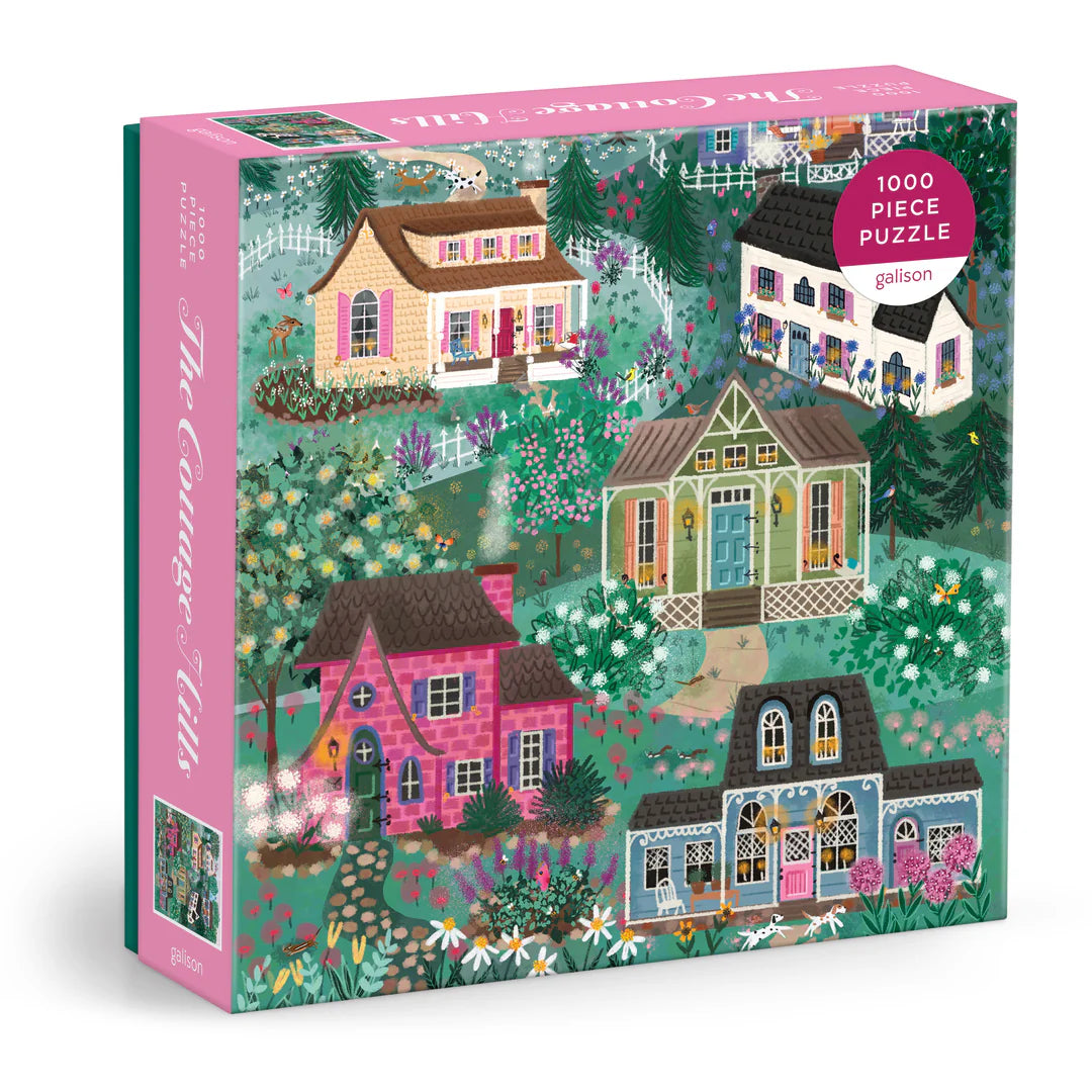 Joy Laforme The Cottage Hills 1000 Piece Puzzle in a Square Box - The Preppy Bunny