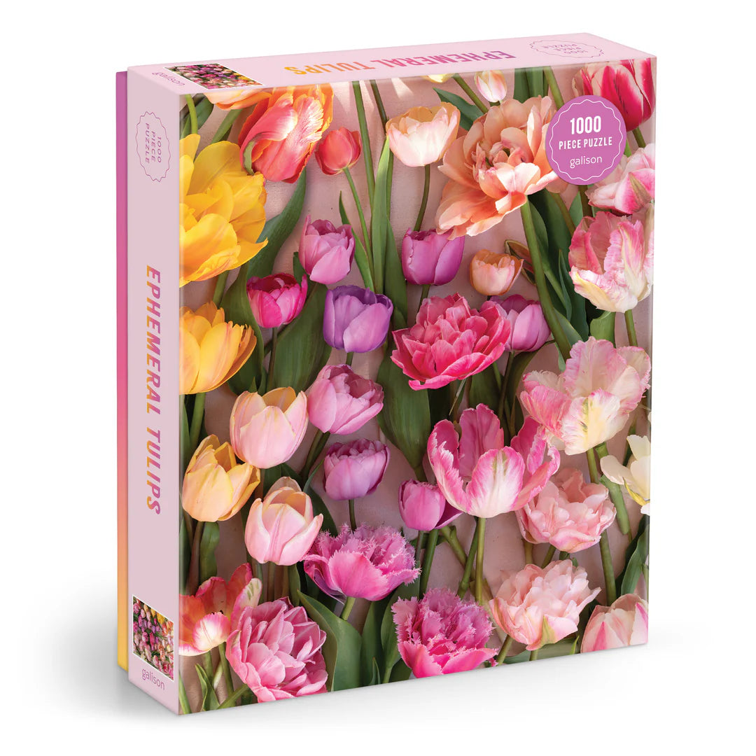 Ephemeral Tulips 1000 Piece Puzzle - The Preppy Bunny