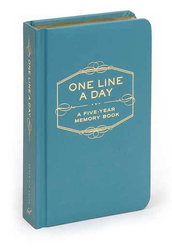 One Line a Day A Five-Year Memory Book - The Preppy Bunny