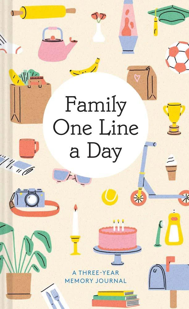 Family One Line a Day A Three-Year Memory Journal - The Preppy Bunny