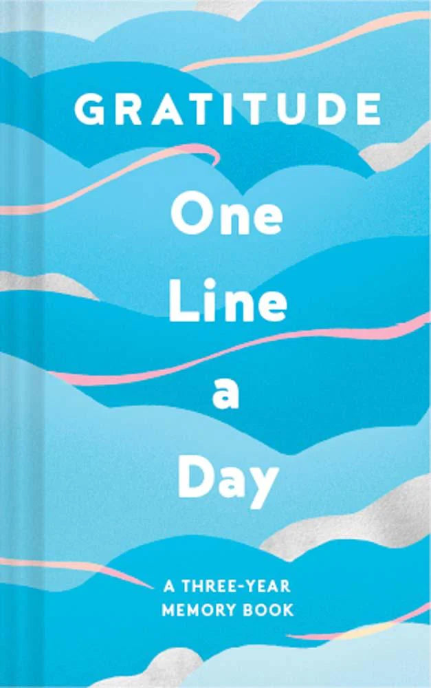 Gratitude One Line a Day A Three-Year Memory Book - The Preppy Bunny