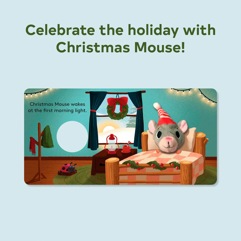 Christmas Mouse: Finger Puppet Book - The Preppy Bunny