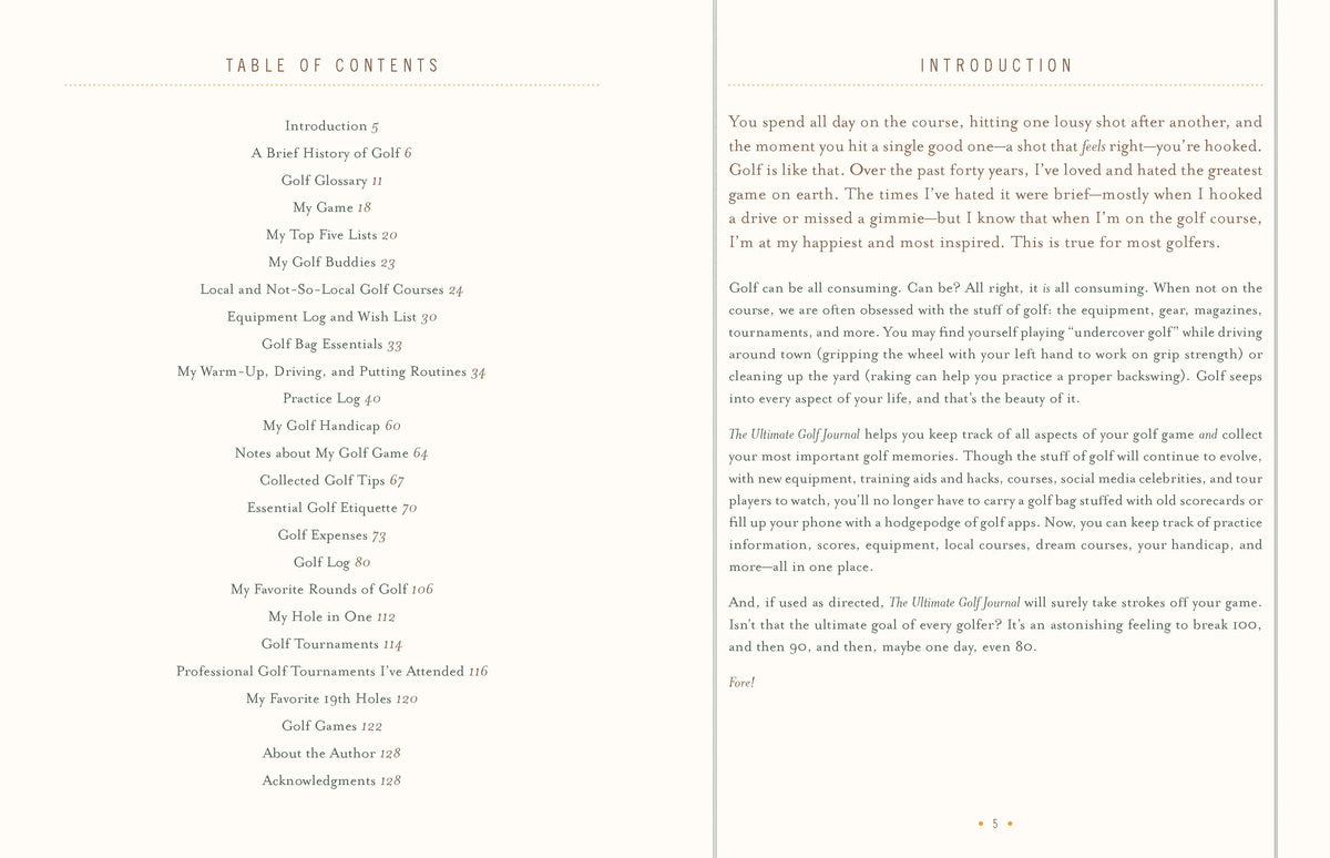 Ultimate Golf Journal - The Preppy Bunny