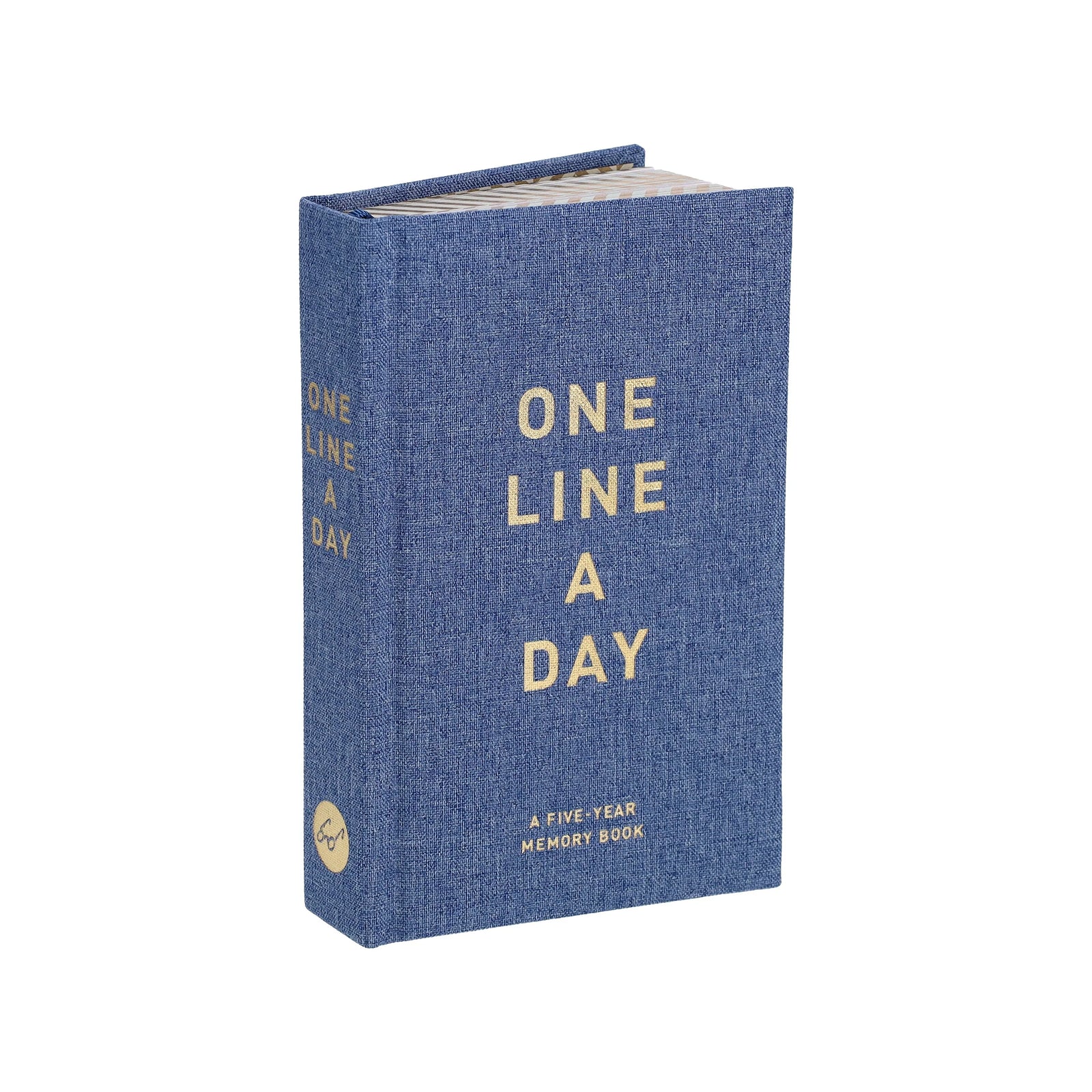 One Line a Day A Five-Year Memory Journal in Denim - The Preppy Bunny