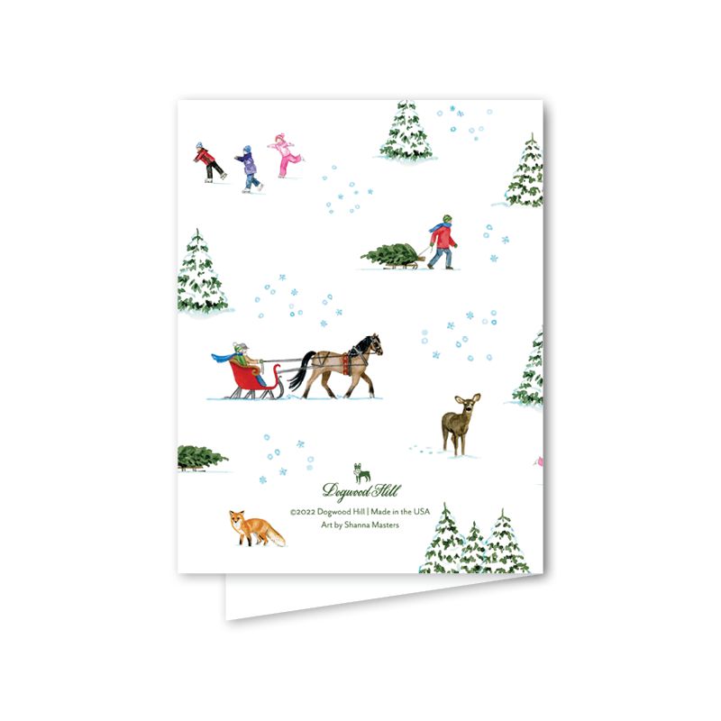 Oh What Fun Winter Greeting Card