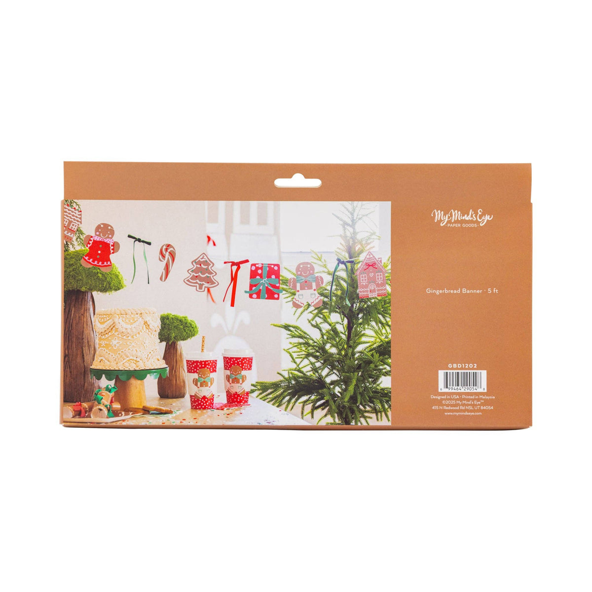 Gingerbread Banner - The Preppy Bunny