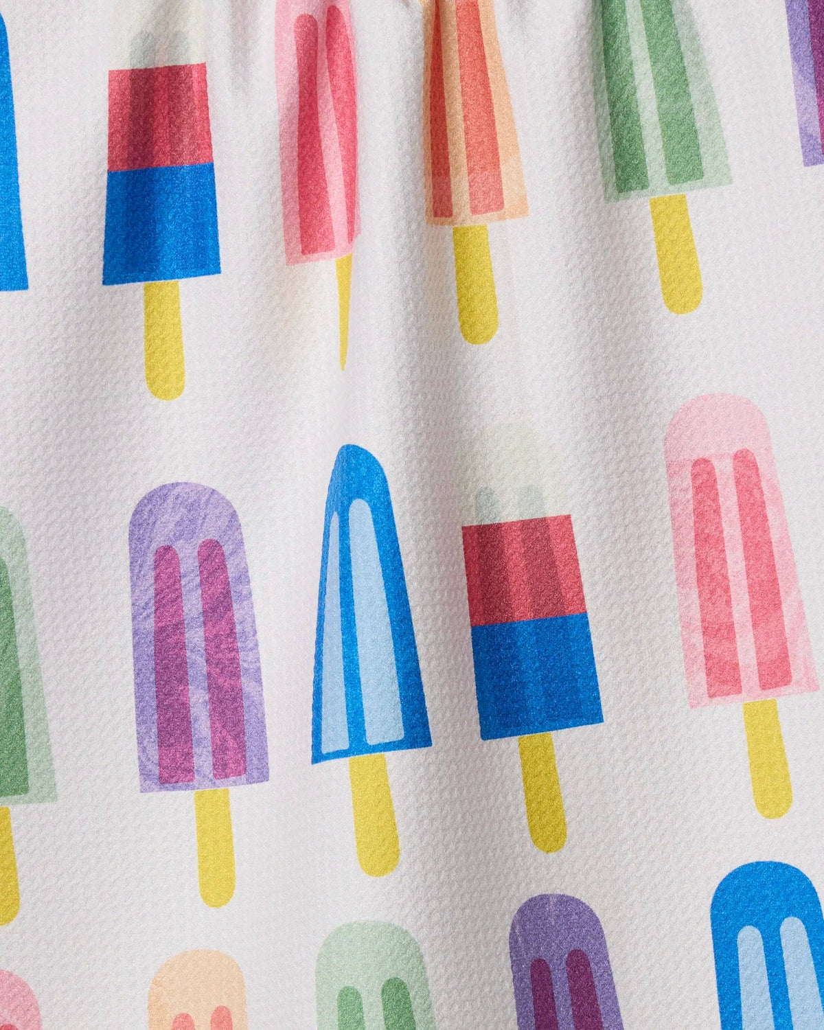 Poppy Popsicles Tea Towel by Geometry