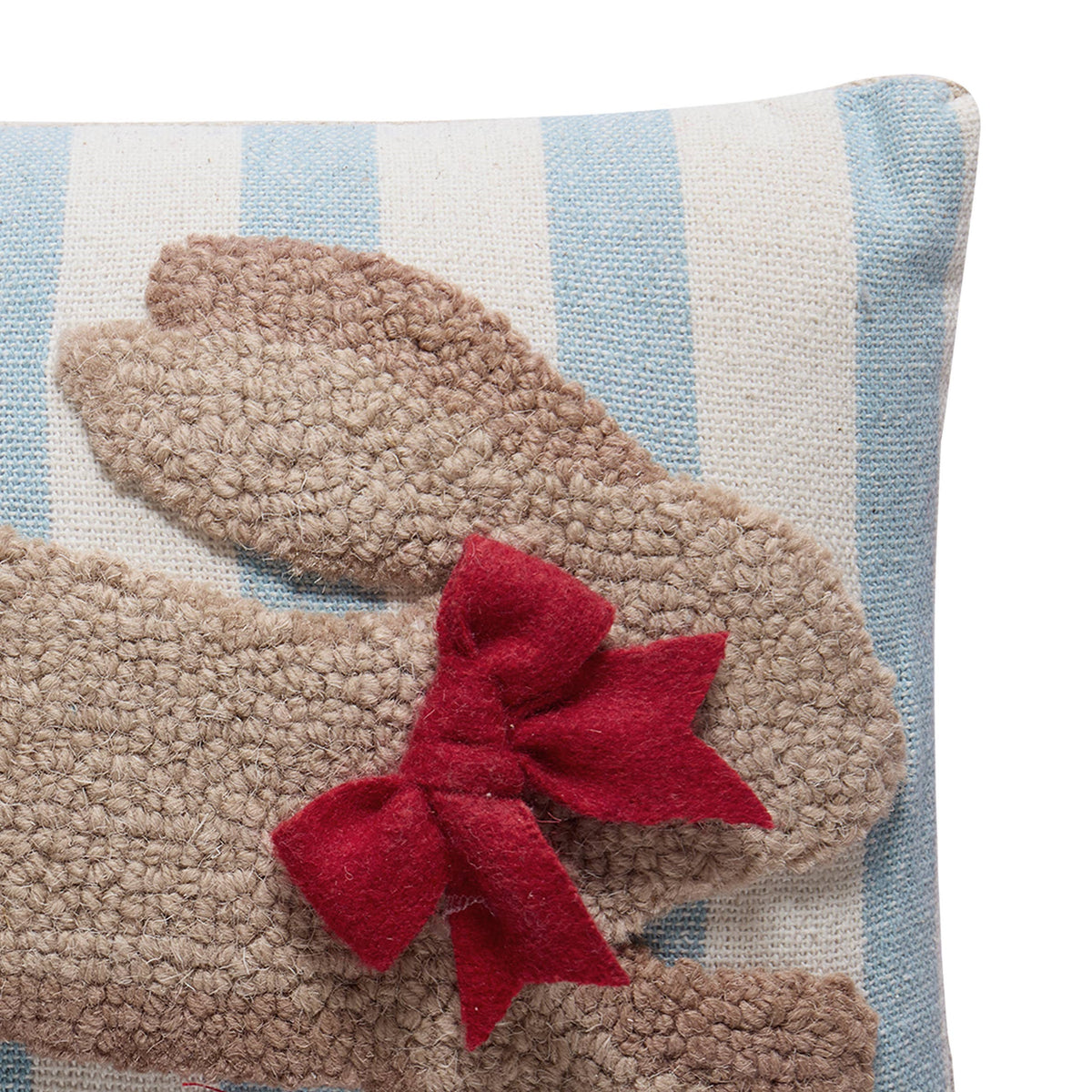 Stripe Bunny Hook Pillow - The Preppy Bunny