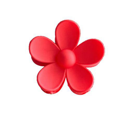 Flower Power &quot;Red&quot; Hair Clip - The Preppy Bunny