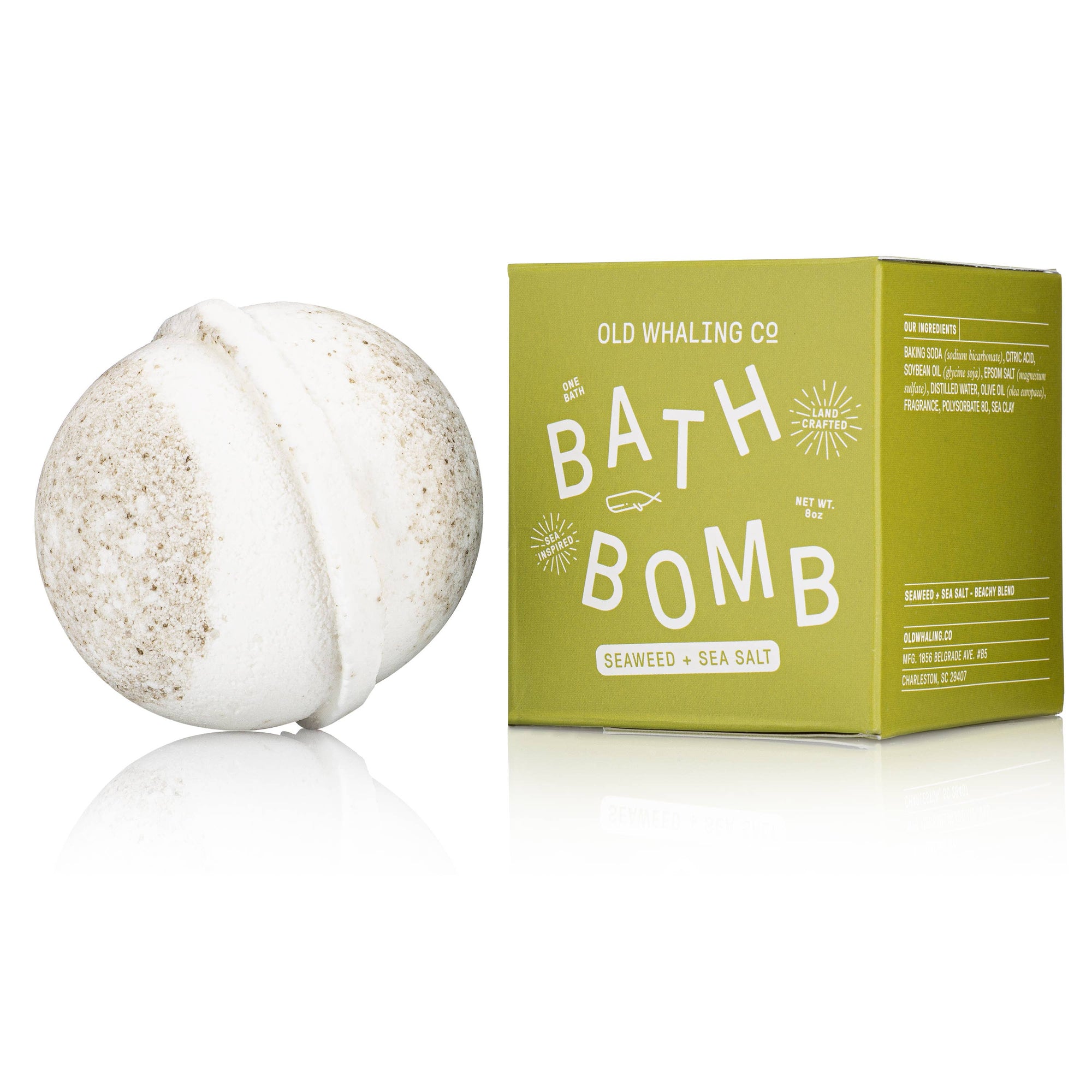 Seaweed & Sea Salt Bath Bomb - The Preppy Bunny