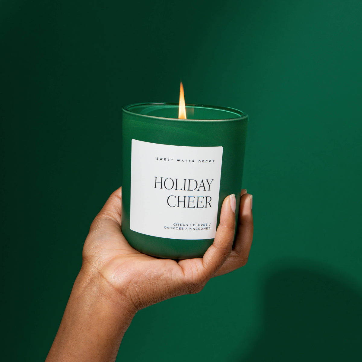 Holiday Cheer 15 oz Soy Candle - The Preppy Bunny