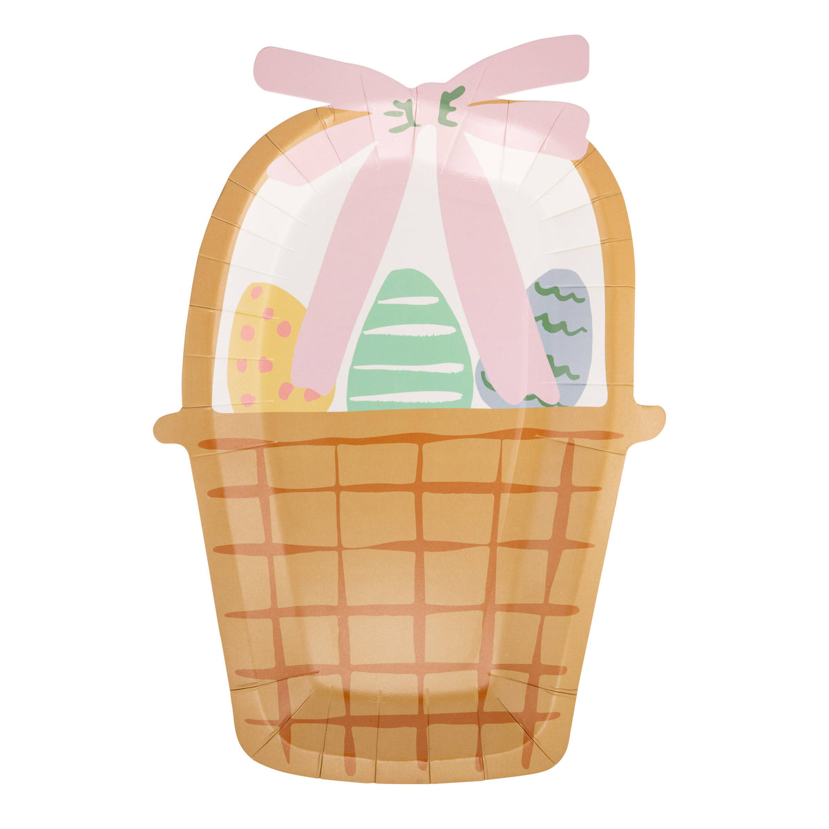 Easter Basket Shaped Plates - The Preppy Bunny