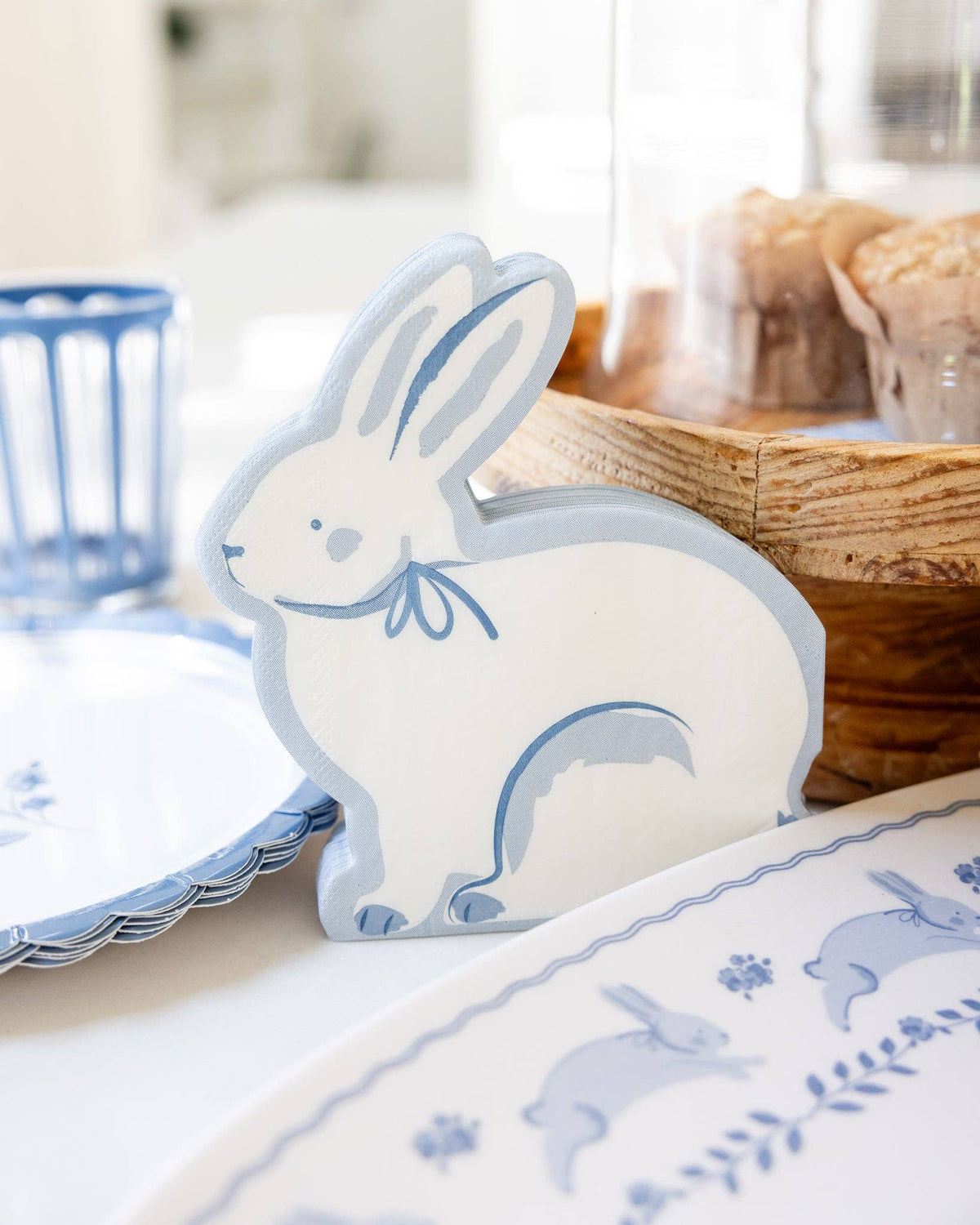 Bunny Shaped Dinner Napkins - The Preppy Bunny