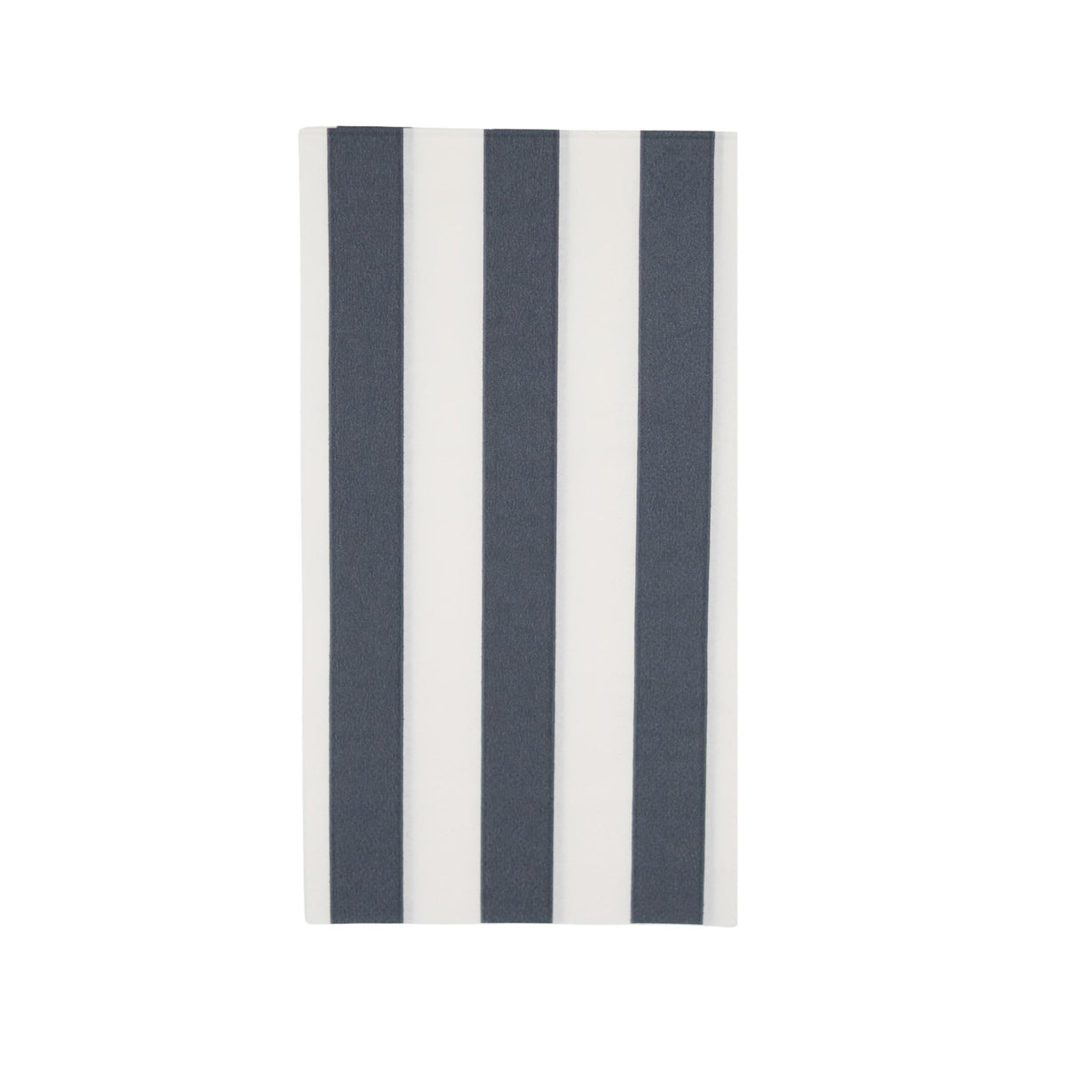 MIDNIGHT BLUE CABANA STRIPE GUEST TOWELS