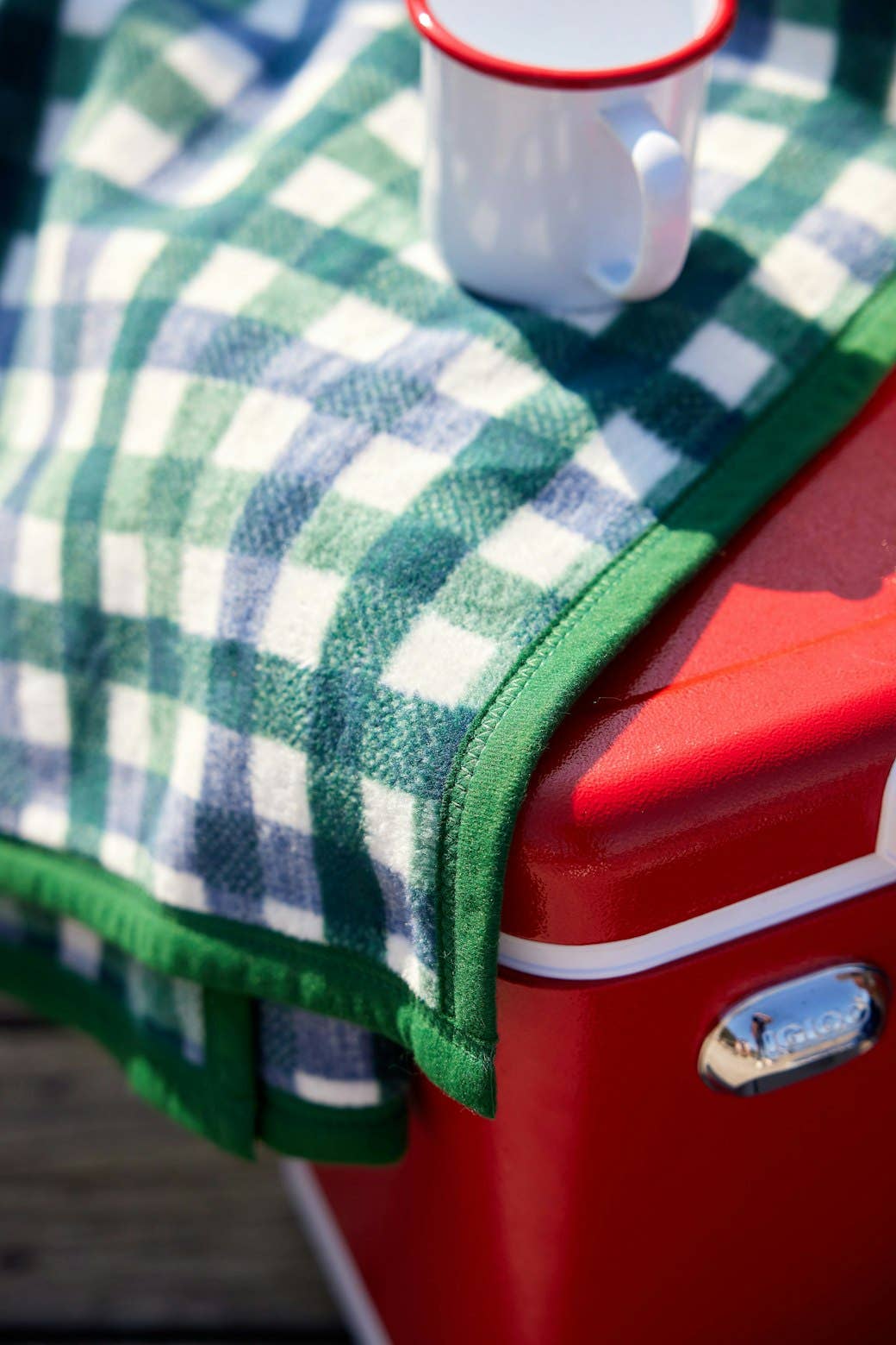 Pine Tree Plaid Blanket by ChappyWrap