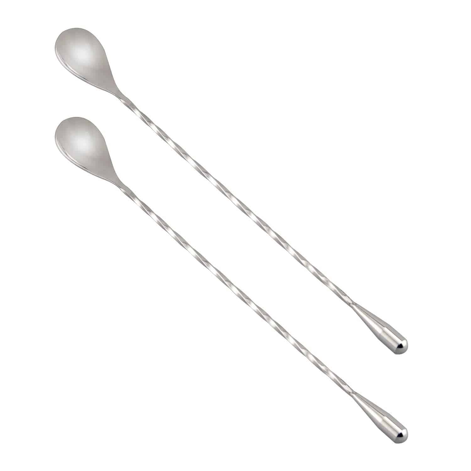 Stainless Steel  11" Cocktail Spoon - The Preppy Bunny