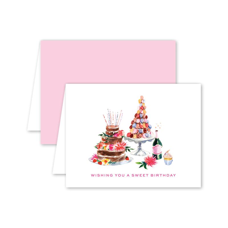 Colorful Fete Birthday Greeting Card
