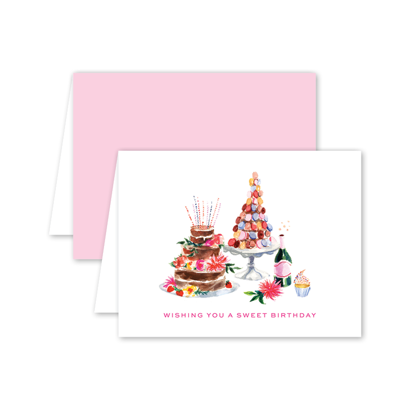 Colorful Fete Birthday Greeting Card