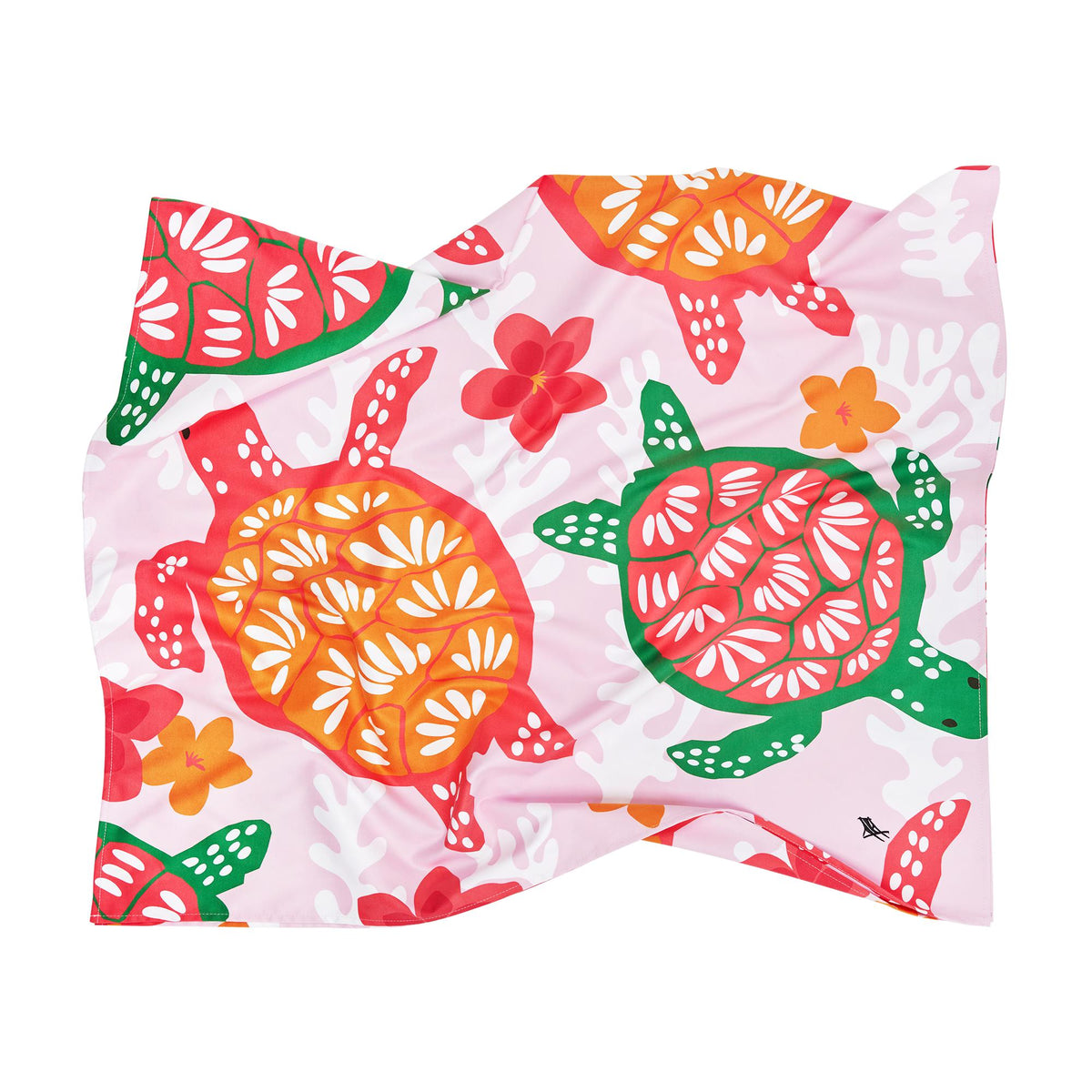 Turtley Tropical Dock &amp; Bay Kids Beach Towel