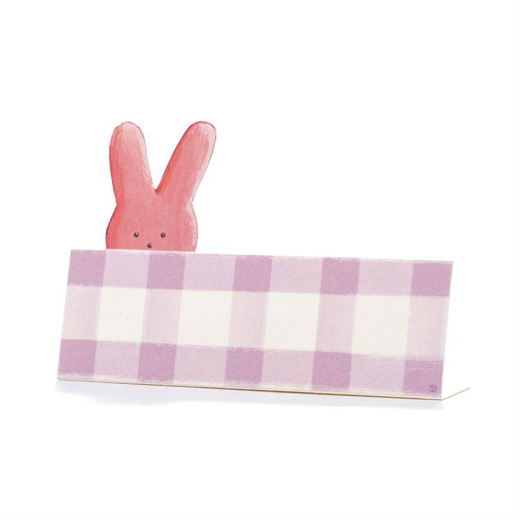 Die Cut Peeps Bunny Place Card - The Preppy Bunny