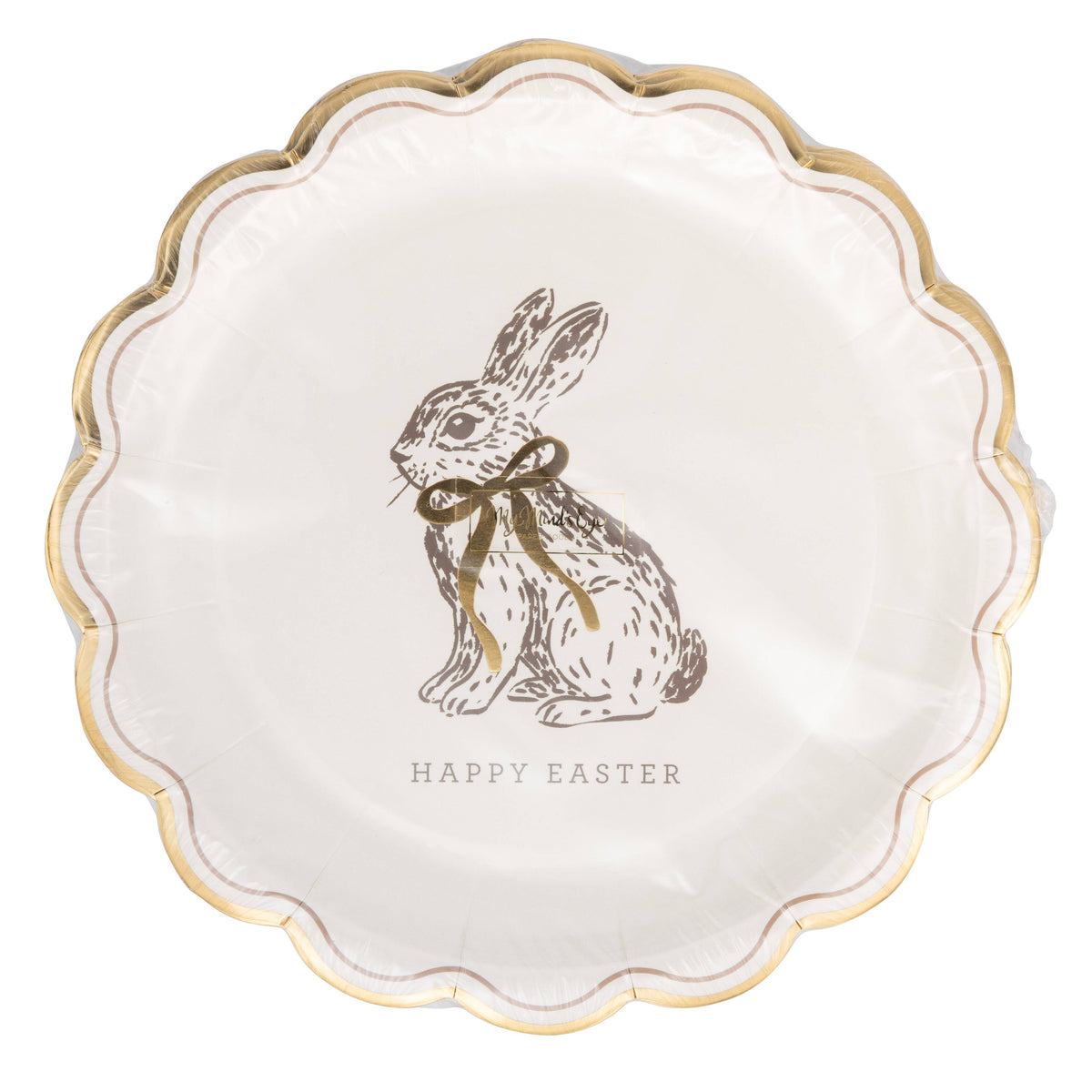 Happy Easter Bunny 8" Plates - The Preppy Bunny