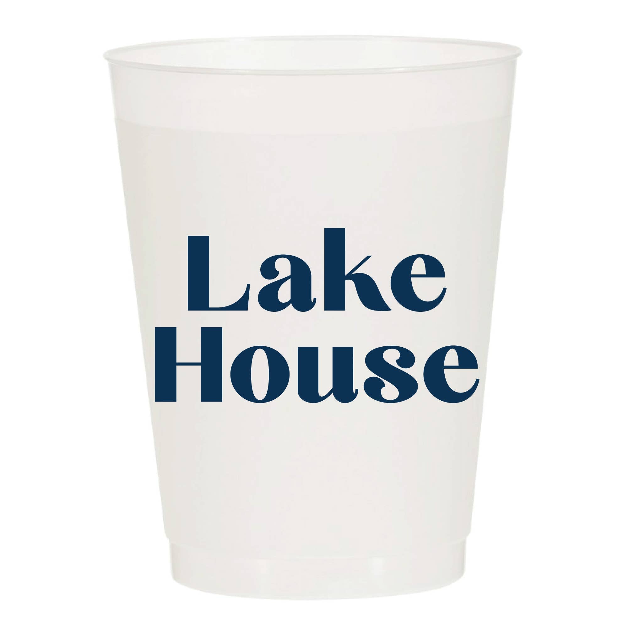 Lake House Reusable Cups - Set of 10 Cups - The Preppy Bunny