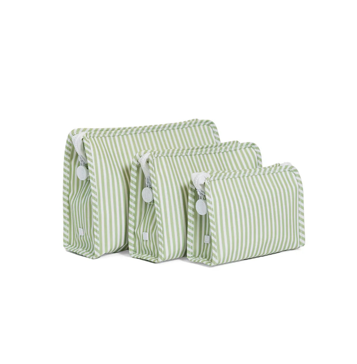 Sage Stripe Roadie Pouch - 2 sizes available