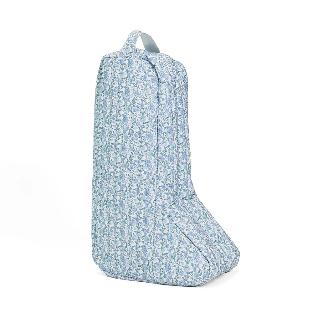 Quilted Boot Bag in Hamptons Floral - The Preppy Bunny