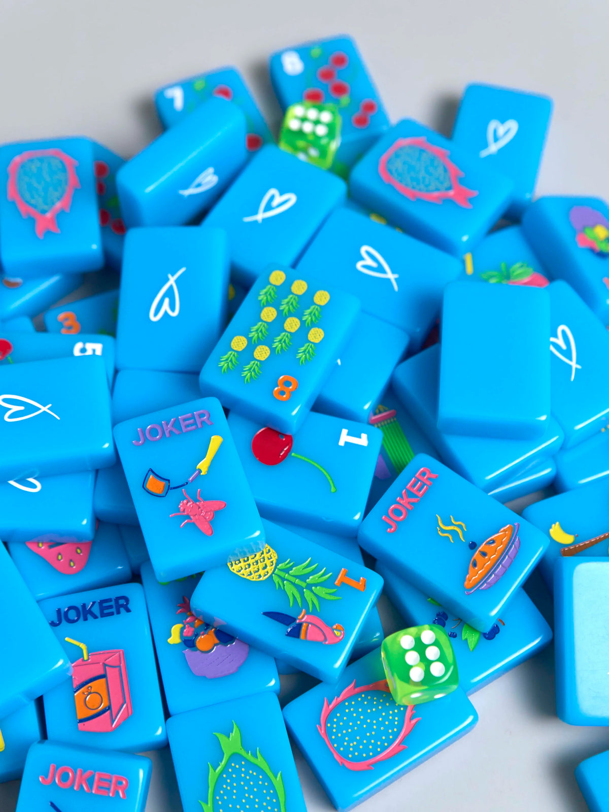 The Fruity Line Mahjong Tile Set - The Preppy Bunny