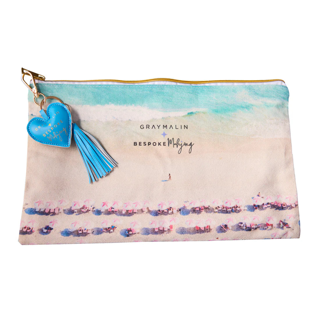 Bespoke X Gray Malin Beach Club Mahjong Tiles - Cabana Blue - The Preppy Bunny